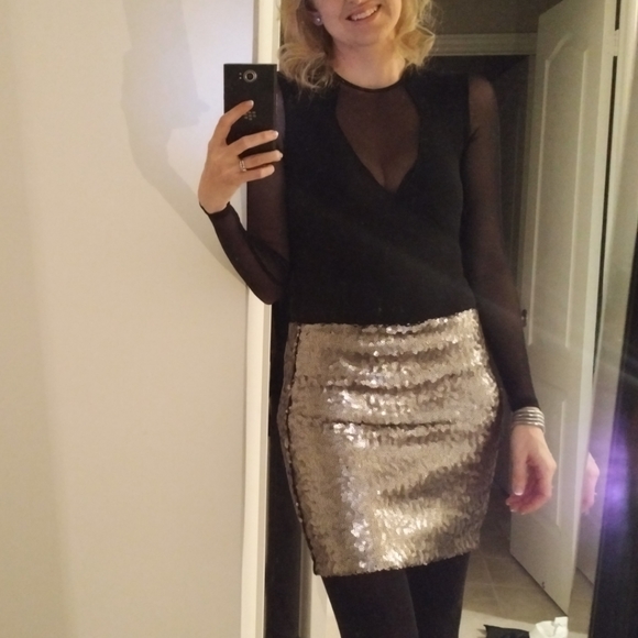 Euc dynamite medium sequins skirt - Picture 2 of 5